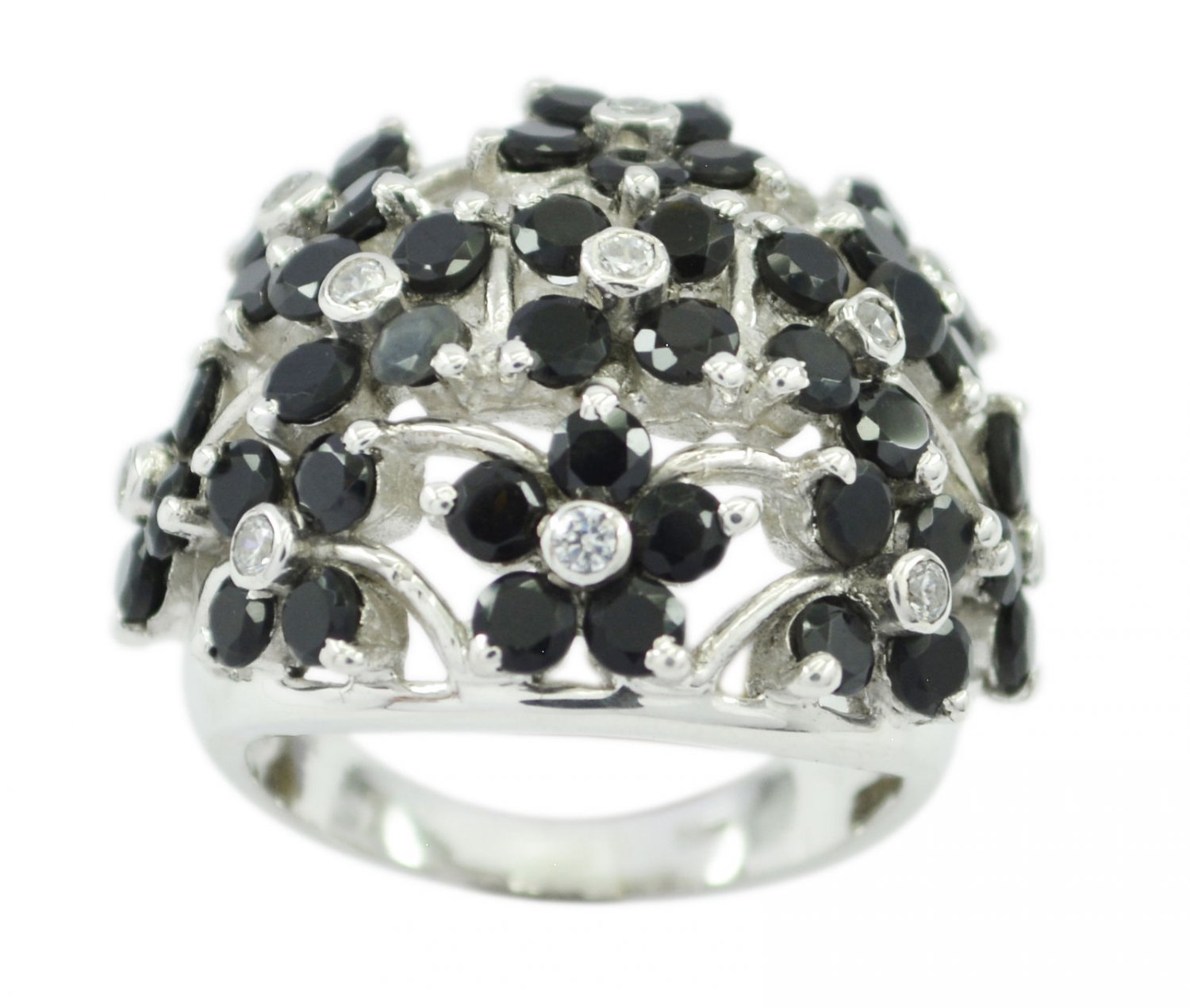 elegant Black Onyx 925 Sterling Silver Black Ring genuine usually US