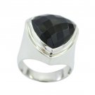 grand Black Onyx 925 Sterling Silver Black Ring Natural general US