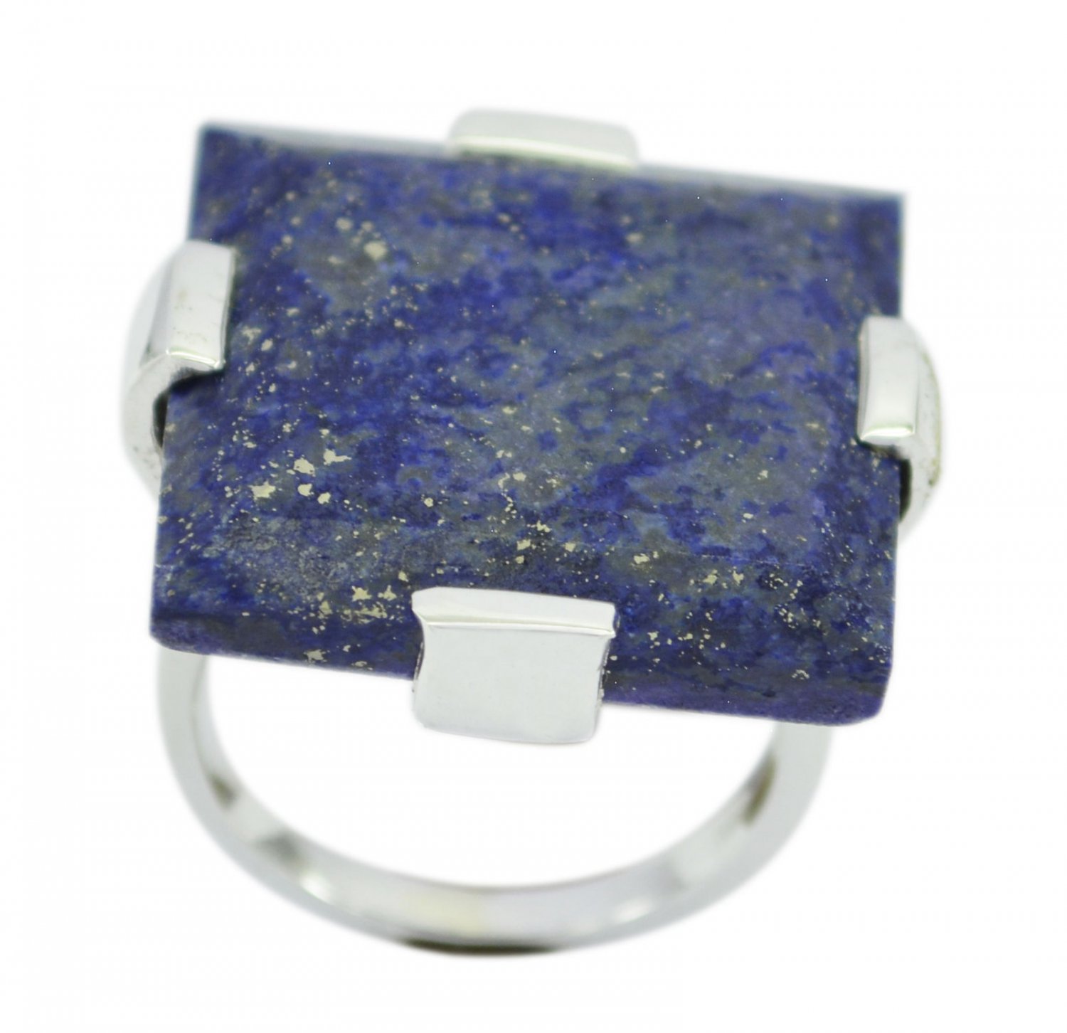 comely Lapis Lazuli 925 Sterling Silver Blue Ring Natural suppiler US