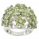 adorable Peridot 925 Sterling Silver Green Ring Natural jewellery US