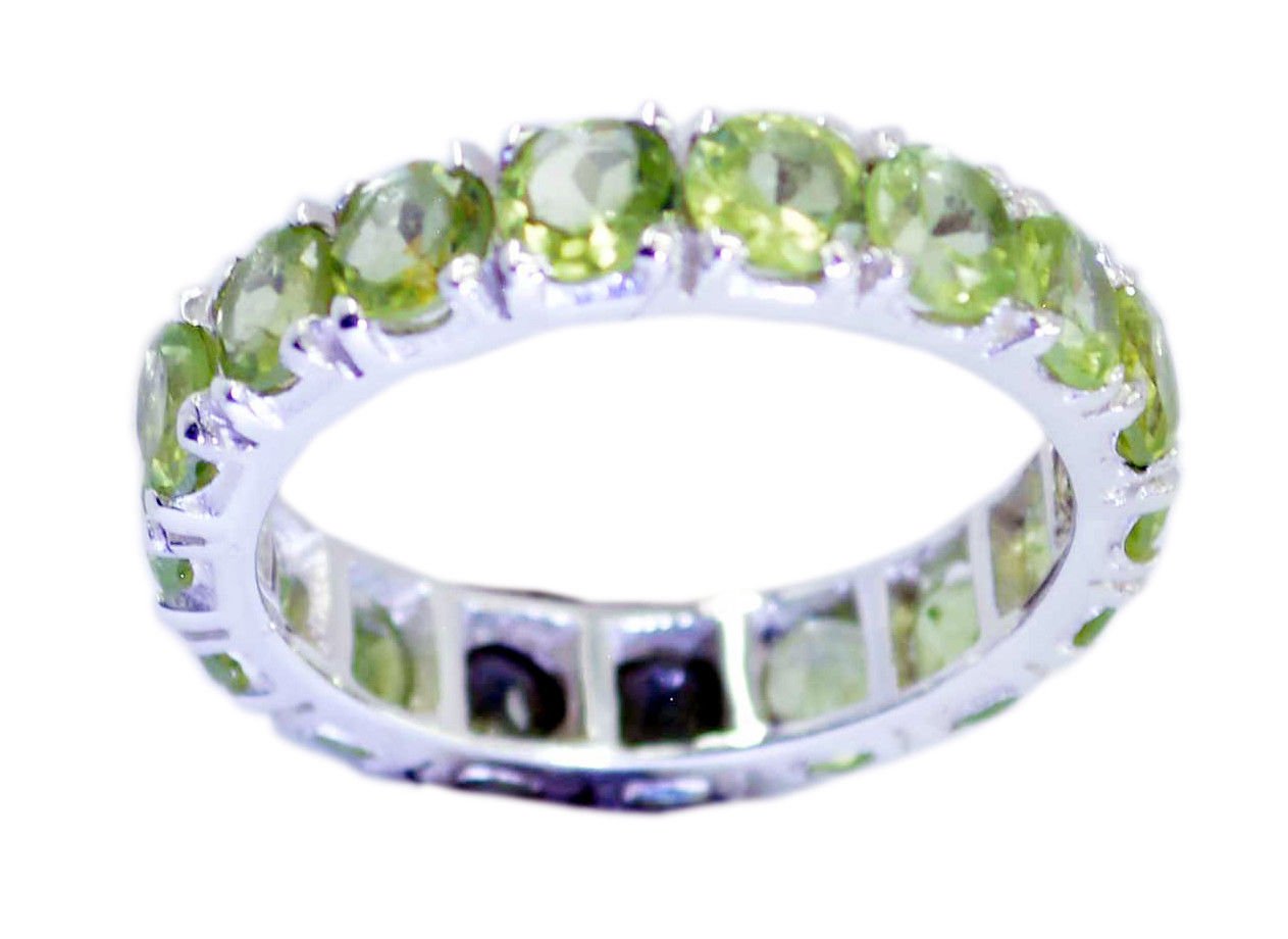 captivating Peridot 925 Sterling Silver Green Ring genuine regular US