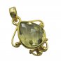 captivating Lemon Quartz Gold Plated Yellow Pendant Fashion ordinary US