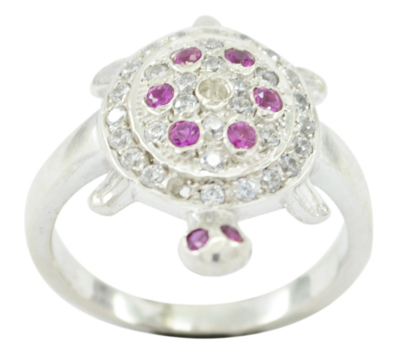 inviting Multi CZ 925 Sterling Silver Multi Ring genuine common US