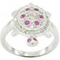 inviting Multi CZ 925 Sterling Silver Multi Ring genuine common US