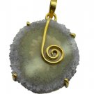 fine-looking Amethyst Slice Gold Plated Multi Pendant Fashion wholesale US