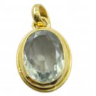 cute Green Amethyst Gold Plated Green Pendent Fashion casually US