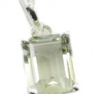appealing Green Amethyst 925 Sterling Silver Green Pendant Natural gemstone US