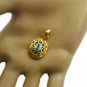splendiferous blue topaz cz Gold Plated Blue Pendent Fashion wholesales US