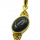 fascinating Black Onyx Gold Plated Black Pendant Fashion jaipur US