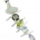 appealing Multi 925 Sterling Silver Multi Pendant Natural regular US