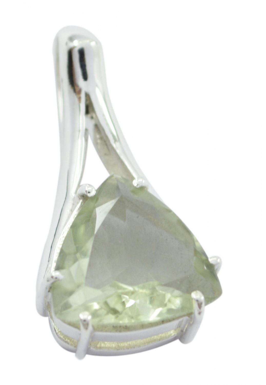 pleasing Green Amethyst 925 Sterling Silver Green Pendant genuine wholesale US
