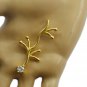 resplendent White CZ Gold Plated White Pendent Fashion gemstones US