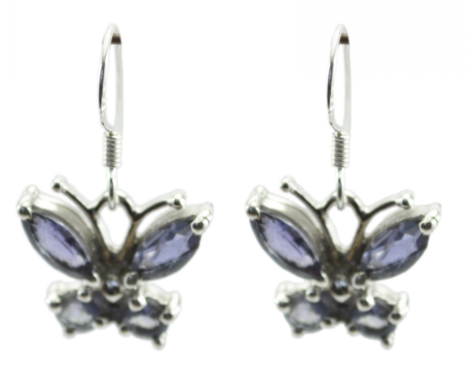 appealing Iolite 925 Sterling Silver Blue Earring genuine simply US