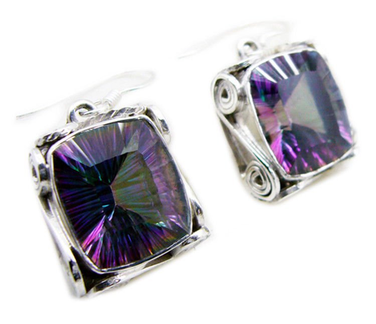 gorgeous Mystic Quartz 925 Sterling Silver Multi Earring genuine suppiler US