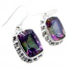 resplendent Mystic Quartz 925 Sterling Silver Multi Earring genuine supply US