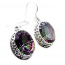 bewitching Mystic Quartz 925 Sterling Silver Multi Earring genuine freely US