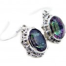 fascinating Mystic Quartz 925 Sterling Silver Multi Earring genuine usually US