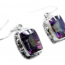 classy Mystic Quartz 925 Sterling Silver Multi Earring Natural Designer US