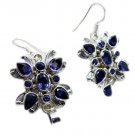 inviting Iolite 925 Sterling Silver Blue Earring genuine jaipur US
