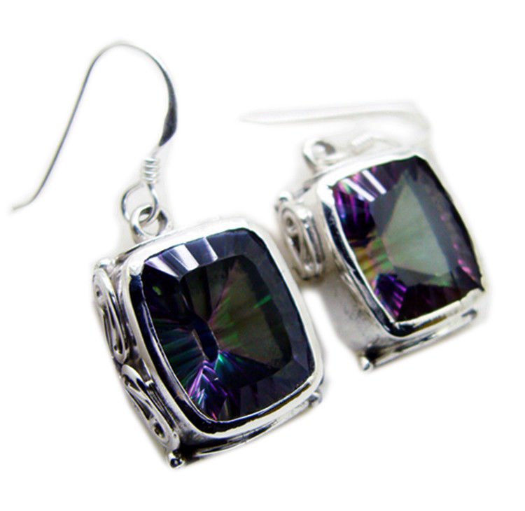 excellent Mystic Quartz 925 Sterling Silver Multi Earring genuine wholesale US