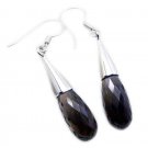 appealing Smoky Quartz 925 Sterling Silver Brown Earring genuine exporter US