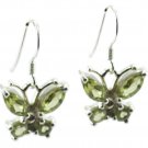 appealing Peridot 925 Sterling Silver Green Earring genuine jewellery US