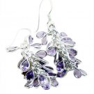 splendid Amethyst 925 Sterling Silver Purple Earring Natural general US