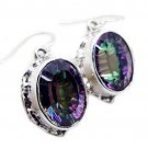 charming Mystic Quartz 925 Sterling Silver Multi Earring genuine general US