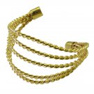 ideal Plain Gold Plated multi Bangle Glass freely US