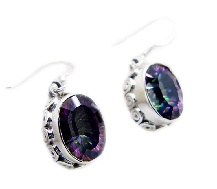pleasing Mystic Quartz 925 Sterling Silver Multi Earring Natural supplies US