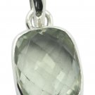 resplendent Green Amethyst 925 Sterling Silver Green Pendant Natural jaipur US