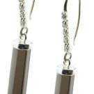 enticing Smoky Quartz 925 Sterling Silver Brown Earring Natural wholesale US