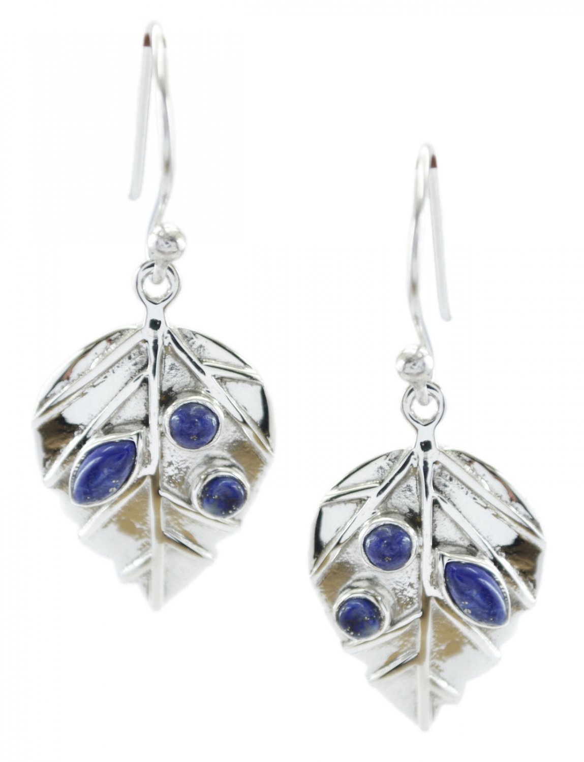 grand Lapis Lazuli 925 Sterling Silver Blue Earring genuine supply US