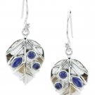 grand Lapis Lazuli 925 Sterling Silver Blue Earring genuine supply US