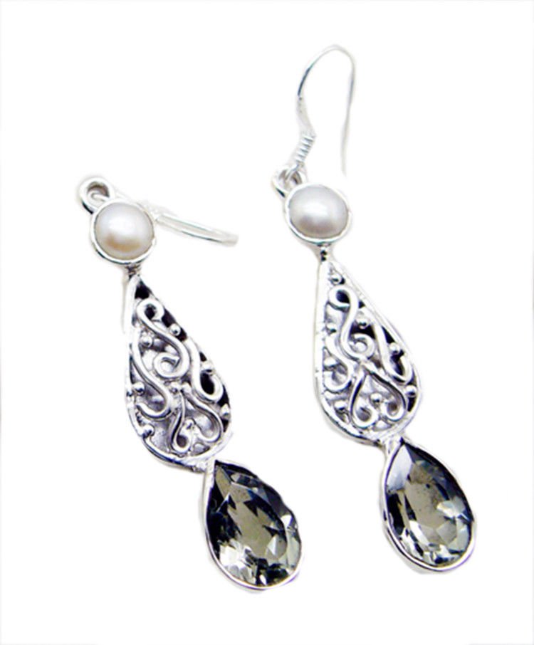 enticing Green Amethyst 925 Sterling Silver Green Earring Natural gemstones US