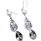 enticing Green Amethyst 925 Sterling Silver Green Earring Natural gemstones US