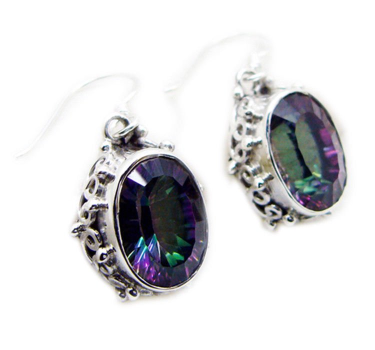 ideal Mystic Quartz 925 Sterling Silver Multi Earring Natural freely US