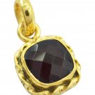 handsome Ruby CZ Gold Plated Red Pendant Glass suppiler US