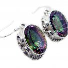 pulchritudinous Mystic Quartz Sterling Silver Multi Earring Natural usually US