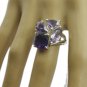 like Natural Amethyst Purple Gemstone Silver Ring gift for fathers  US SZ 4-13