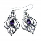 appealing Amethyst 925 Sterling Silver Purple Earring Natural supplies US