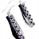 captivating Amethyst 925 Sterling Silver Purple Earring genuine supply US