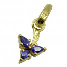 resplendent Amethyst CZ Gold Plated Purple Pendant Fashion supplies US