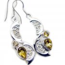 captivating Citrine 925 Sterling Silver Yellow Earring Natural jaipur US