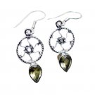 handsome Lemon Quartz 925 Sterling Silver Yellow Earring genuine generally US