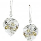 gorgeous Citrine 925 Sterling Silver Yellow Earring Natural usually US