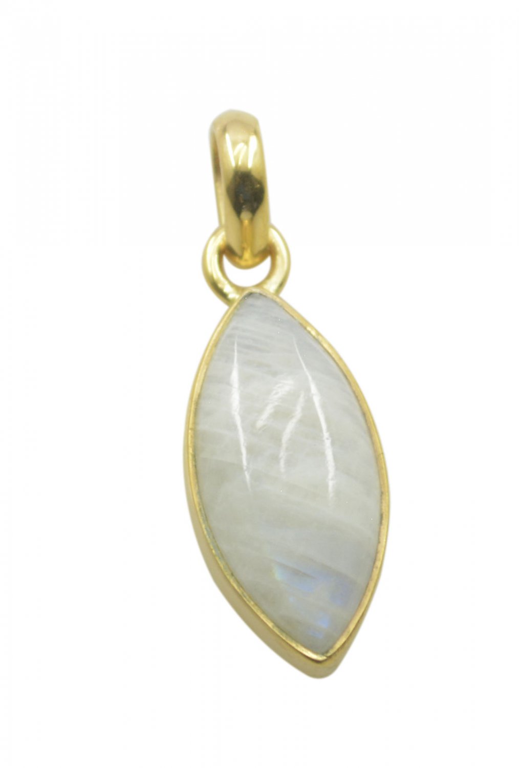 bonnie Rainbow Moonstone Gold Plated White Pendant Fashion supply US