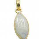 bonnie Rainbow Moonstone Gold Plated White Pendant Fashion supply US