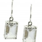 handsome Crystal Quartz 925 Sterling Silver White Earring genuine general US