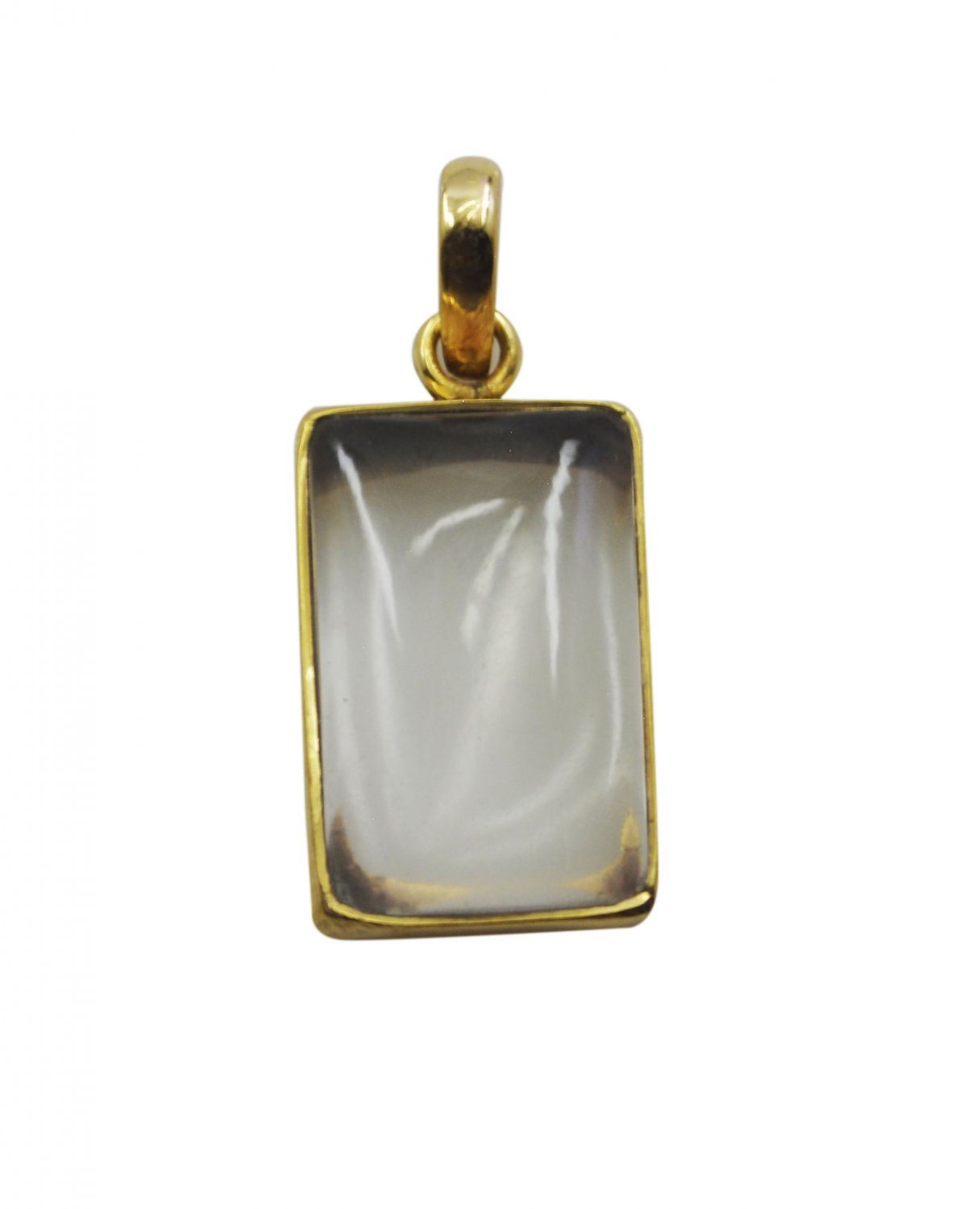 exquisite Crystal Quartz Gold Plated White Pendant Fashion freely US